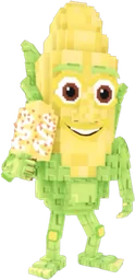 Corn Sahur en Kick a Lucky Block