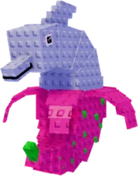 Dragonfrutina Dolphinita en Kick a Lucky Block