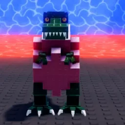 Rexosaurus en Kick a Lucky Block