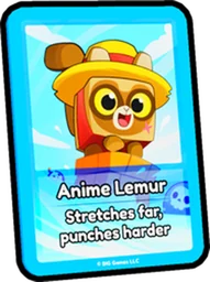 Anime Lemur Card in Pet Simulator 99