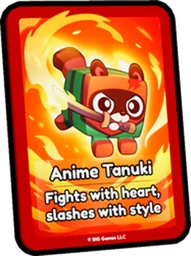 Anime Tanuki Card in Pet Simulator 99