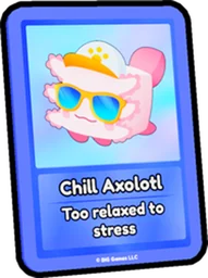 Chill Axolotl Card in Pet Simulator 99