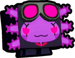 Cyberpunk Axolotl in Pet Simulator 99