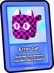 Error Cat Card in Pet Simulator 99