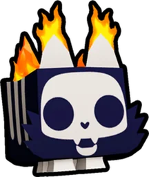 Firefossil Wolf in Pet Simulator 99