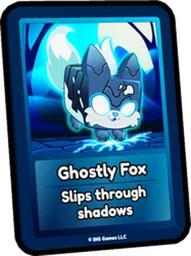 Ghostly Fox Card in Pet Simulator 99