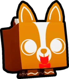 Gingerbread Corgi in Pet Simulator 99
