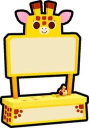 Giraffe Booth in Pet Simulator 99