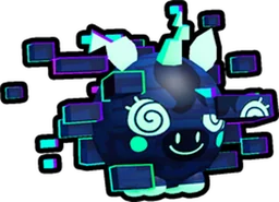 Glitched Unicorn Ball in Pet Simulator 99