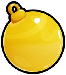 Gold Christmas Ornament in Pet Simulator 99