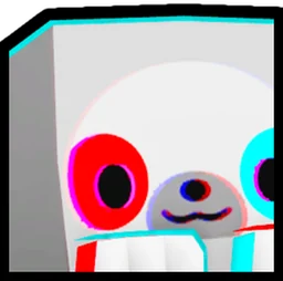 Huge Anaglyph Sloth in Pet Simulator 99