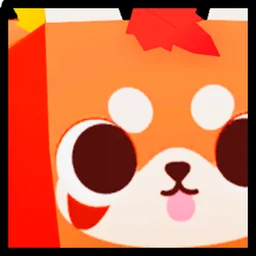 Huge Autumn Red Panda in Pet Simulator 99