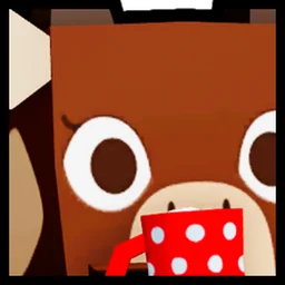 Huge Hot Cocoa Cow in Pet Simulator 99