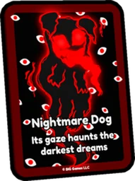 Huge Nightmare Dog Card in Pet Simulator 99