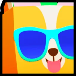 Huge Party Crown Corgi in Pet Simulator 99