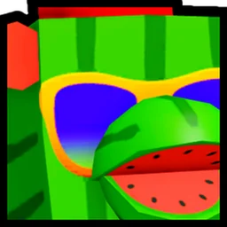 Huge Party Crown Hippomelon in Pet Simulator 99