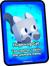 Huge Pog Cat Card in Pet Simulator 99