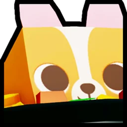 Huge Pot of Gold Corgi in Pet Simulator 99