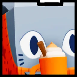 Huge Pumpkin Spice Cat in Pet Simulator 99