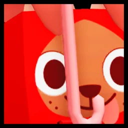 Huge Raining Love Dog in Pet Simulator 99