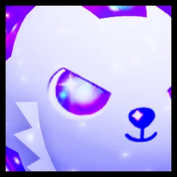 Huge Soccerball Galaxy Wolf in Pet Simulator 99