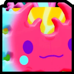 Huge Super Coral Axolotl in Pet Simulator 99