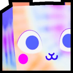 Huge Tiedye Bunny in Pet Simulator 99