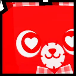 Huge Valentine's Bear in Pet Simulator 99