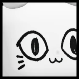 Huge White Balloon Cat in Pet Simulator 99