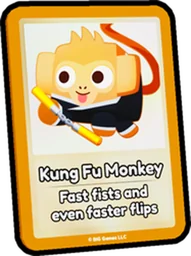 Kung Fu Monkey Card in Pet Simulator 99