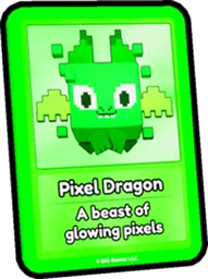 Pixel Dragon Card in Pet Simulator 99