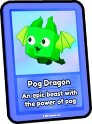 Pog Dragon Card in Pet Simulator 99
