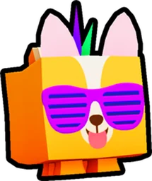 Rave Corgi in Pet Simulator 99