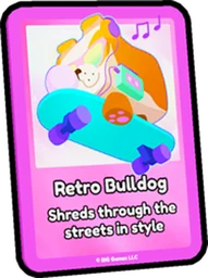 Retro Bulldog Card in Pet Simulator 99