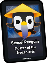 Sensei Penguin Card in Pet Simulator 99