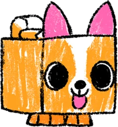 Sketch Corgi in Pet Simulator 99