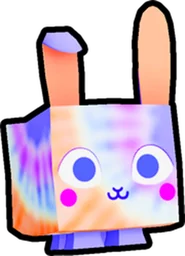 Tiedye Bunny in Pet Simulator 99