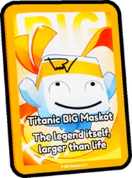 Titanic Signature BIG Maskot Card in Pet Simulator 99