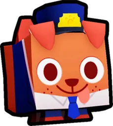 Train Conductor Dog in Pet Simulator 99
