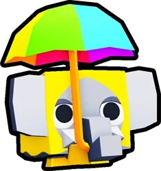 Umbrella Elephant in Pet Simulator 99