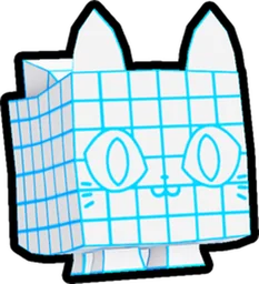 Wireframe Cat in Pet Simulator 99