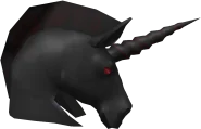 Black Unicorn Helm in Roblox Limiteds
