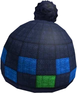 Blue Knit Beanie