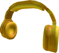 Gold Headphones in Roblox Limiteds