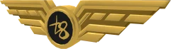 Gold Pilot Wings - Tate McRae