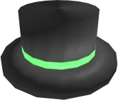 Green Banded Top Hat
