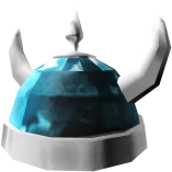 Icy Blue Viking Helm of Frozen Victory in Roblox Limiteds