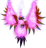 Neon Rainbow Phoenix