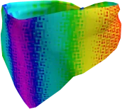 Rainbow Pixels Bandana in Roblox Limiteds
