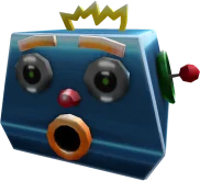 Shocked Retro Robot Head
